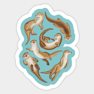 Welcome to the Otter Side Sticker